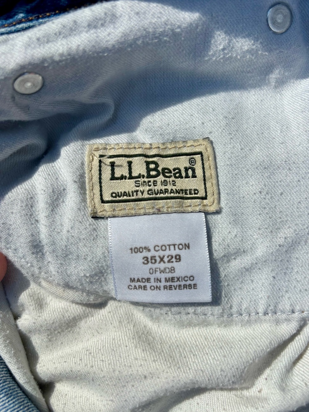 L.L.Bean Light Blue Denim jeans